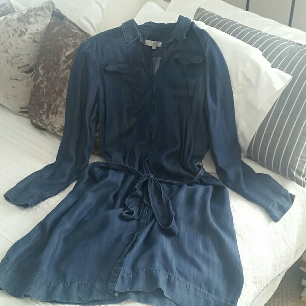 Loft denim dress